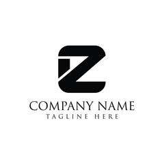 Logo design letter EZ
