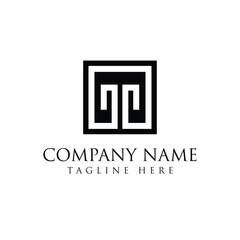 Logo design letter T