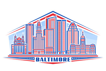 Vector illustration of Baltimore