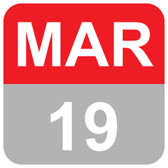 MAR 19 MONTHS DAILY DATE