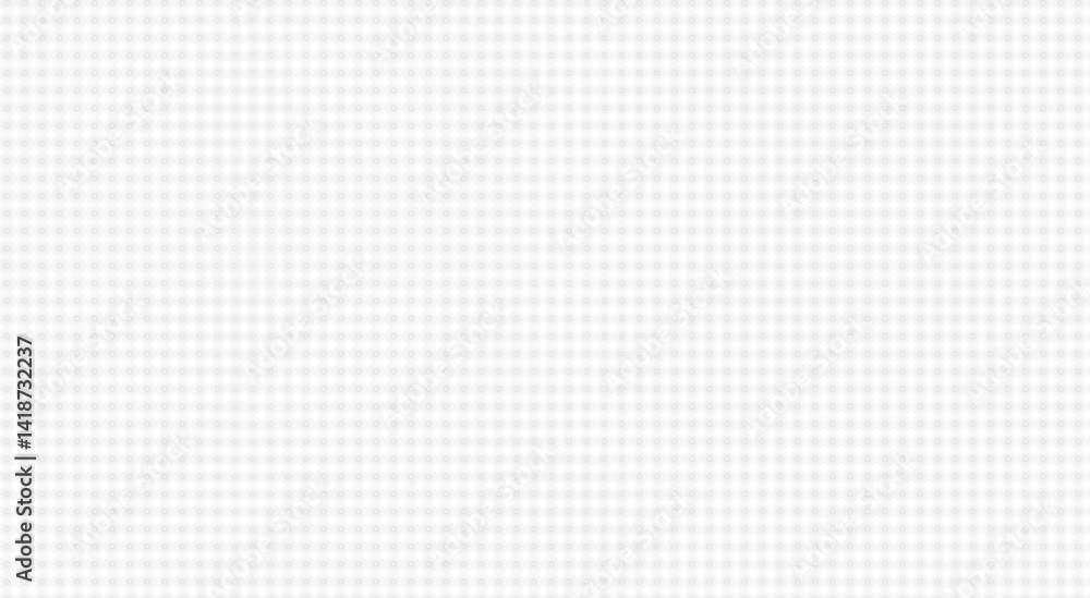 Poster delicate white dot grid pattern creating minimalist textural background design