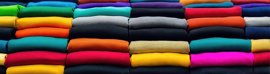 Colorful Apparel Display