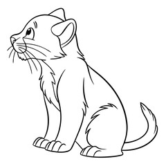 Fototapeta premium cat cartoon