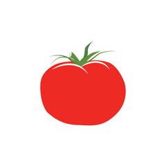 Tomato. Isolated vegetables. Vector illustration