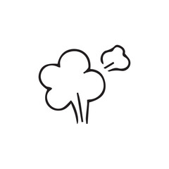 vector illustration of elements with explosion symbols	
