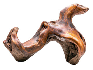 Intricate Carved Driftwood Sculpture: A Natural Masterpiece of Wood Art