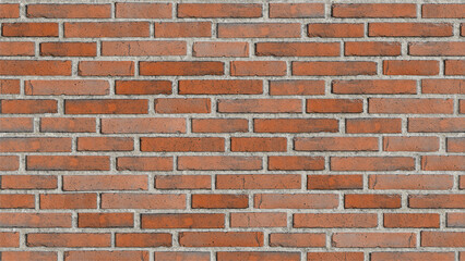 Rustic Red Brick Wall Texture Background