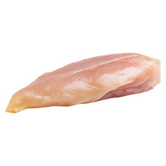 Fresh Raw Chicken Breast Isolated on White Background for Cooking, isolated on transparent background.