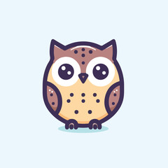 cute owl vector image