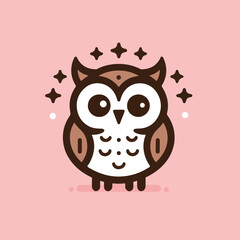 cute owl vector image