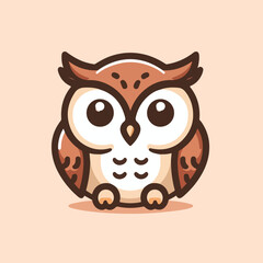 cute owl vector image