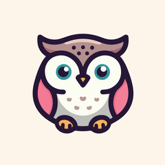 cute owl vector image