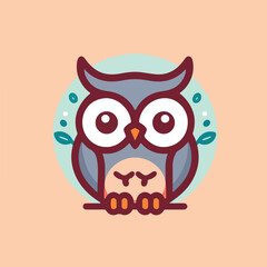 cute owl vector image