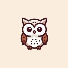 cute owl vector image