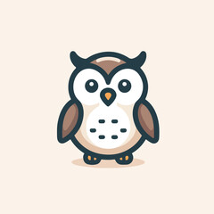 cute owl vector image