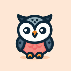 cute owl vector image