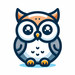 cute owl vector image