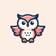 cute owl vector image