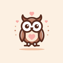 cute owl vector image