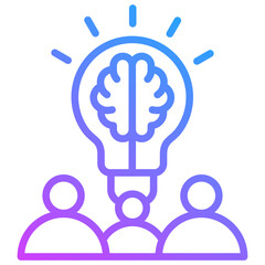 Fototapeta premium Brainstorm Icon