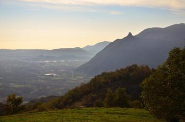 The small city of Susa, Italy