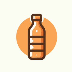 drinking water bottle vector image