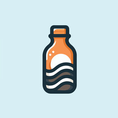 drinking water bottle vector image