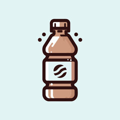 drinking water bottle vector image
