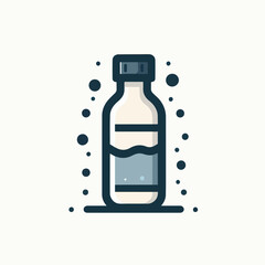 drinking water bottle vector image