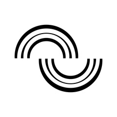 radial icon color editable on white background