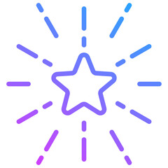 Obraz premium Fireworks Icon