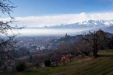 The city of Pinerolo, Turin, Italy