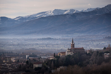 The city of Pinerolo, Turin, Italy