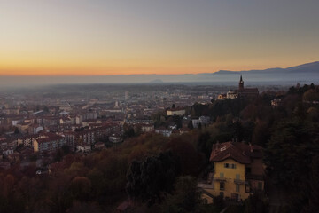 The city of Pinerolo, Turin, Italy