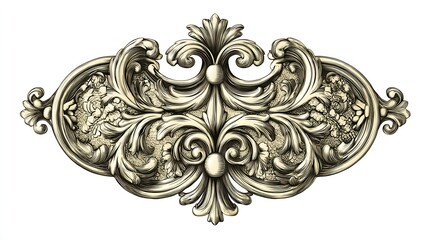 Antique-style frame with decorative ornaments, ideal for crafting projects - stylish invitation brass picture chic frame