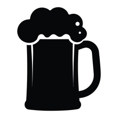 mug of beer with foam