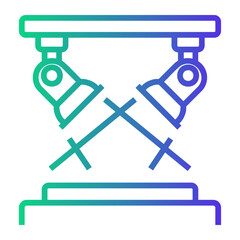 event Line Gradient Icon