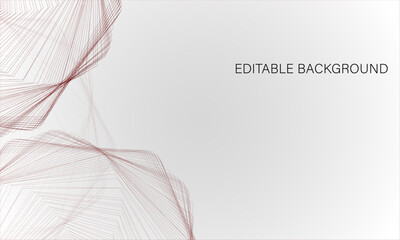 minimalist background with abstract lines on the left. editable background