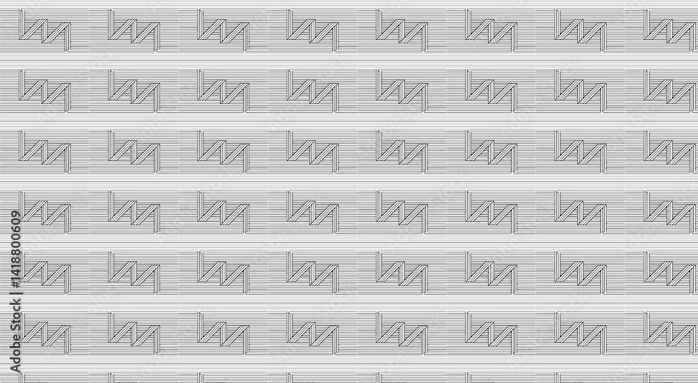 Poster seamless geometric pattern creating an abstract background with optical illusion effect, ideal for t