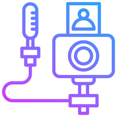 Vlogging Setup Icon