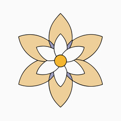 vector illustration of a flower