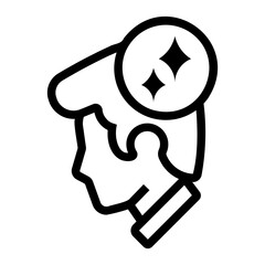 imagination Line Icon