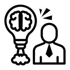 immagination Line Icon