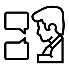 imagination Line Icon