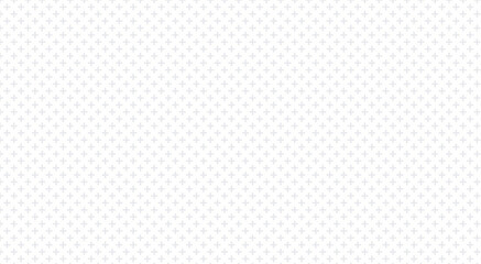 Seamless pattern of small gray crosses on a white background creating a minimalist and elegant design