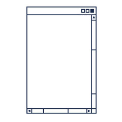 Social Media Quiz or Ask Widget Retro UI Frame Illustration for Scrapbook, Journaling, and Instagram Story Design