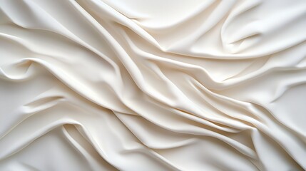 Obraz premium Elegant off white fabric drape texture