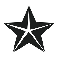 star outline symbol illustration