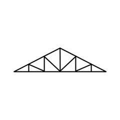 Roof truss icon