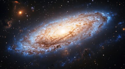 Fototapeta premium Messier 81: A Breathtaking Spiral Galaxy